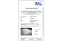 BAC pool systems Zertifikat Konformitätsbestätigung Rollschutz Novatrend