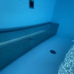 BAC pool systems Underwater bench stainless steel