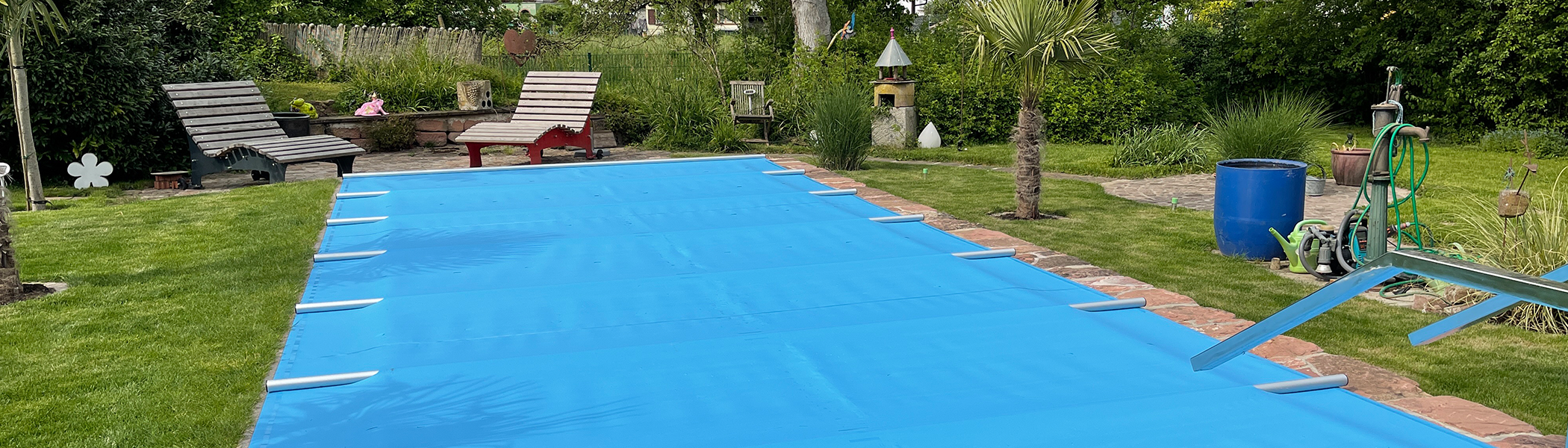 BAC pool systems Safety Cover Novatrend lightblue